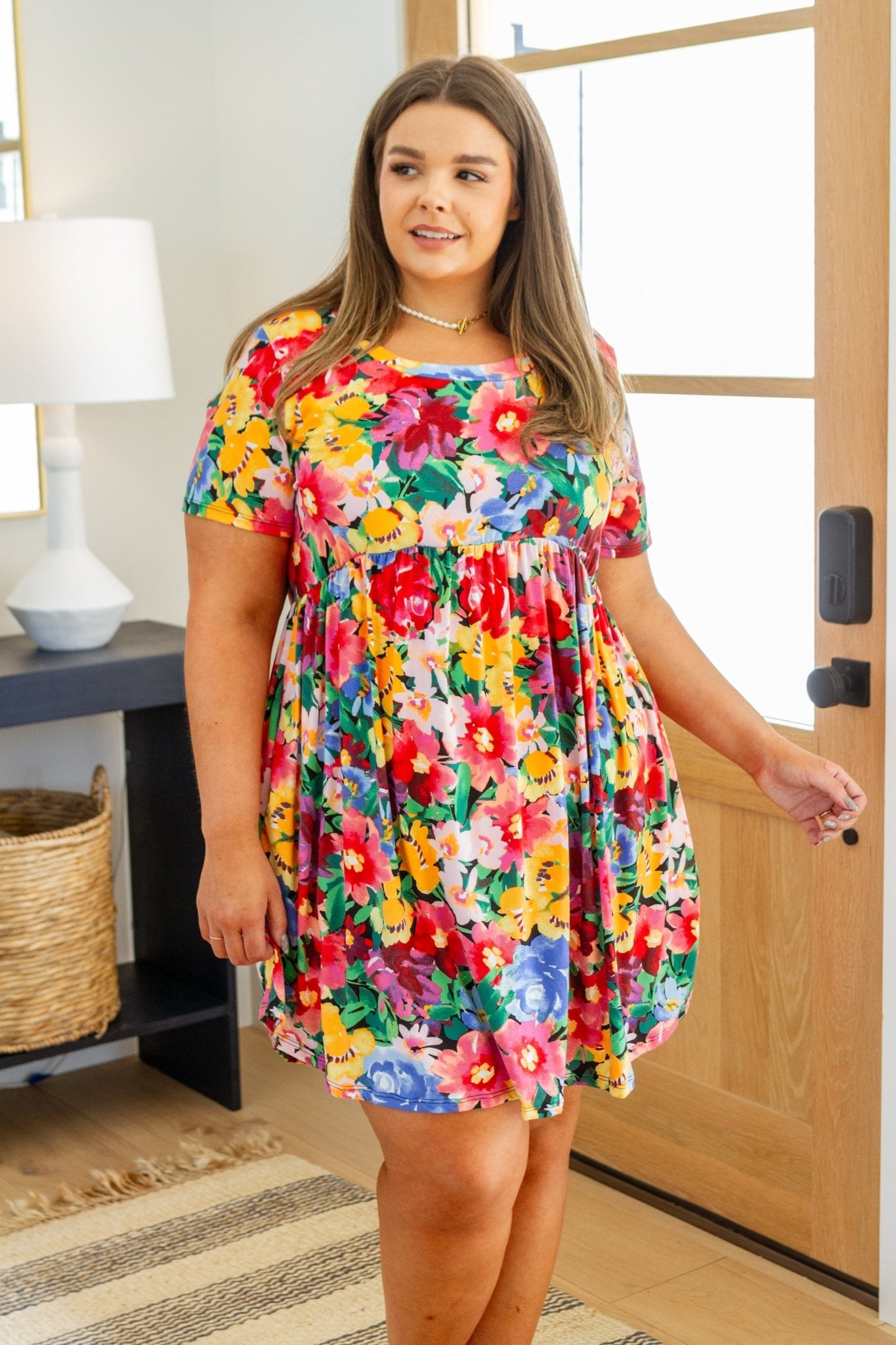 In The Garden Floral Dress - Driftwood Boutique