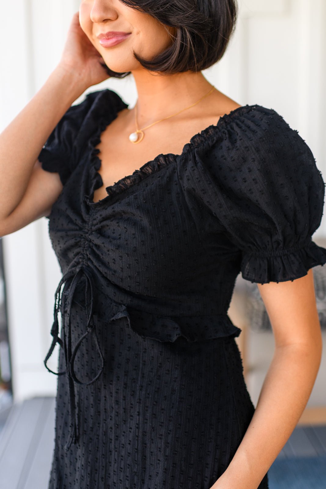 It's Cocktail Hour Ruffle Detail Dress - Driftwood Boutique