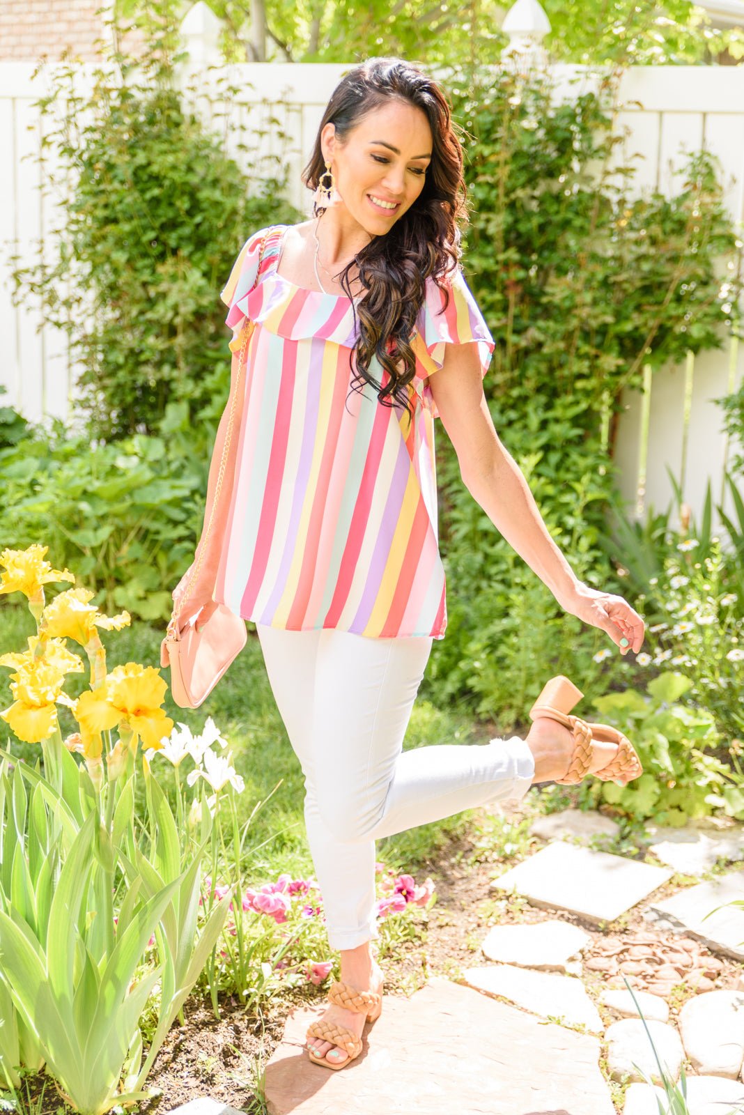 It's Electric Striped Shirt - Driftwood Boutique