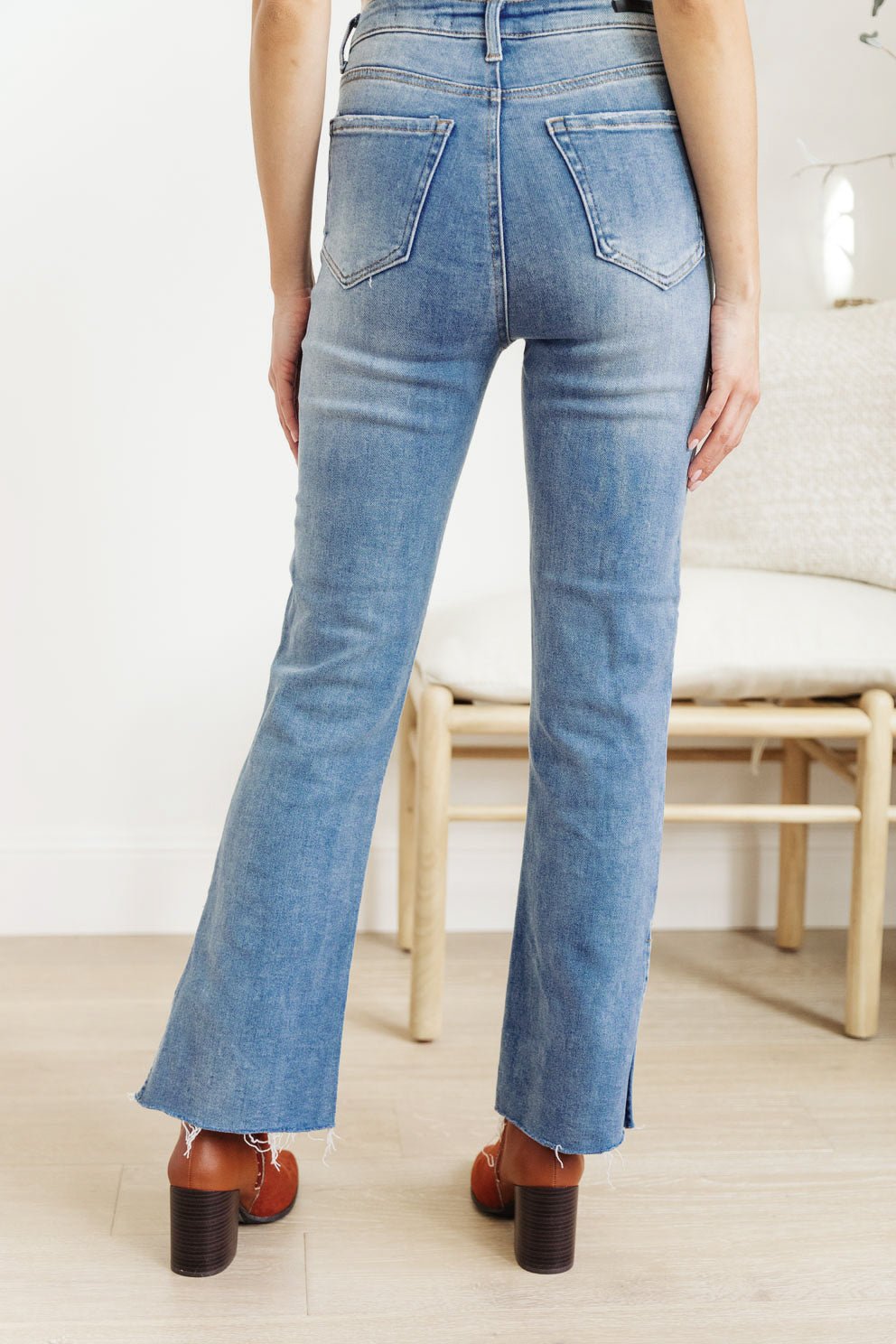 Jody Slim Flare Side Slit Jeans - Driftwood Boutique