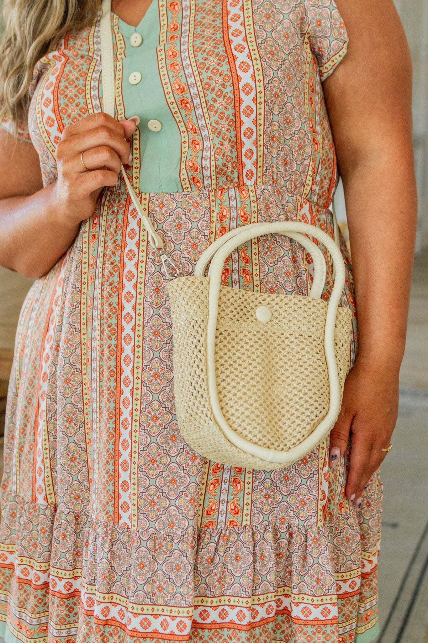 Lead the Way Woven Bucket Bag - Driftwood Boutique