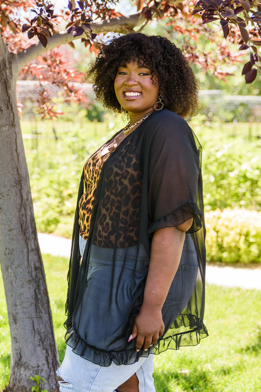 Leave You Guessing Kimono - Driftwood Boutique