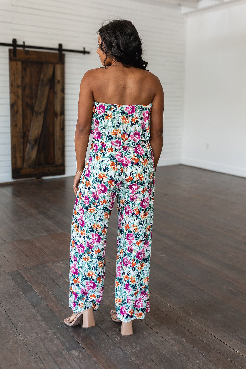 Life of the Party Floral Jumpsuit in Green - Driftwood Boutique