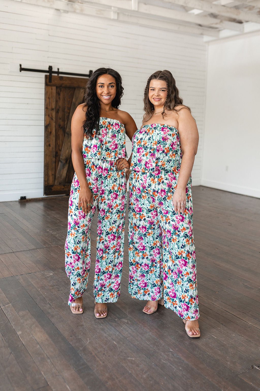 Life of the Party Floral Jumpsuit in Green - Driftwood Boutique
