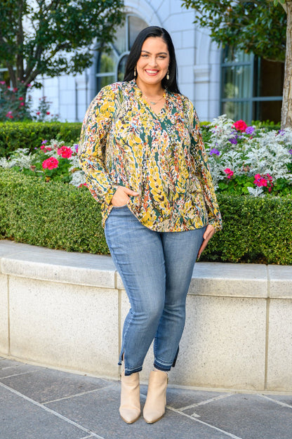 Lilly Ann Floral Print Blouse - Driftwood Boutique