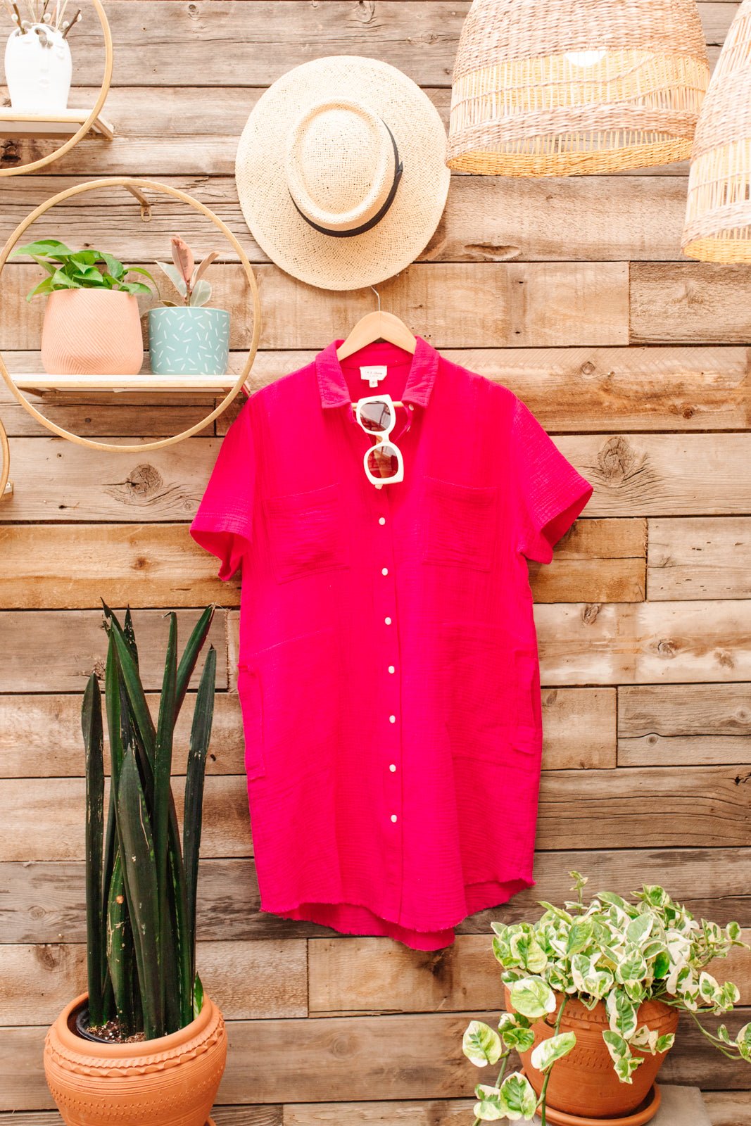 Lively Spirit Button Up - Driftwood Boutique