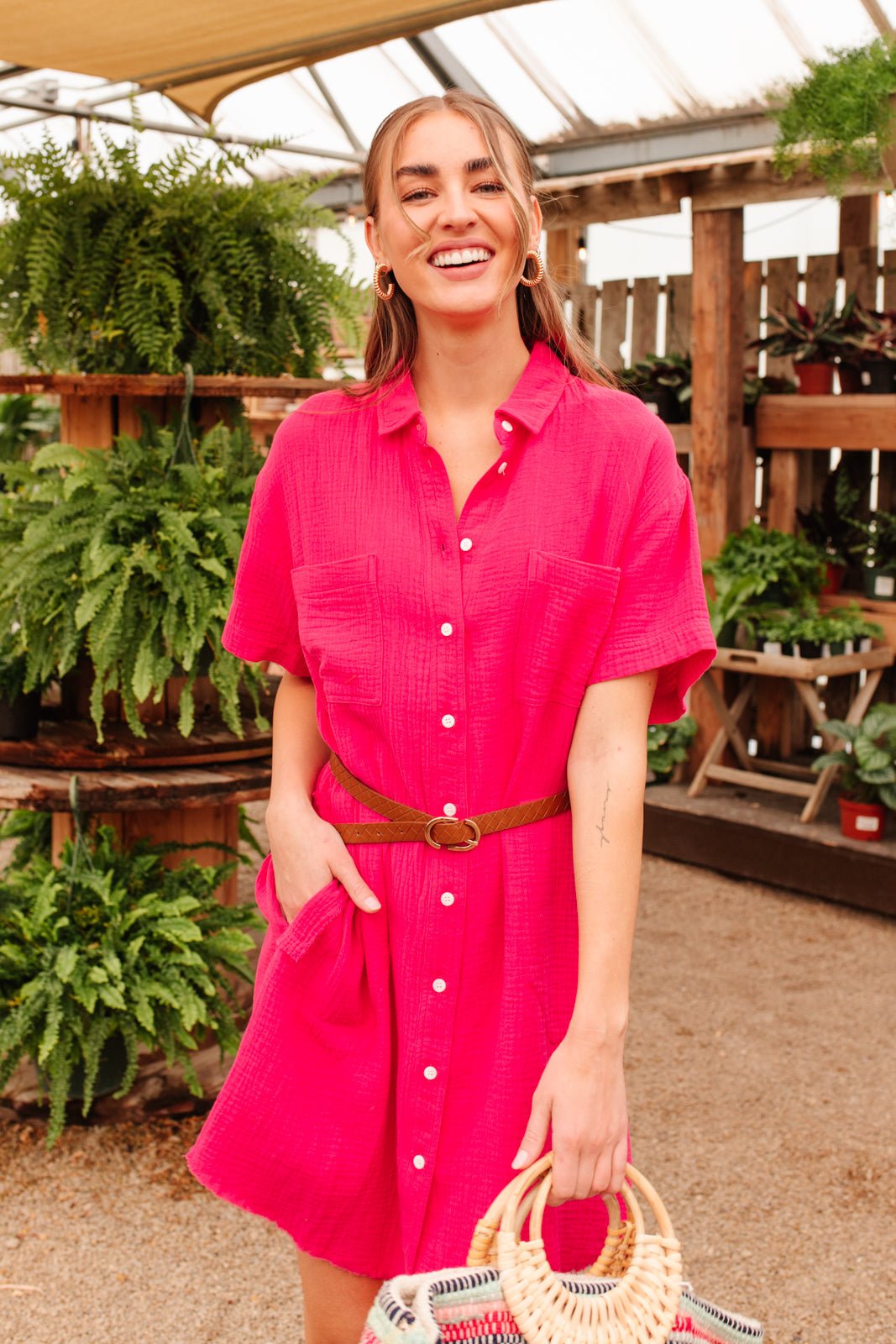 Lively Spirit Button Up - Driftwood Boutique