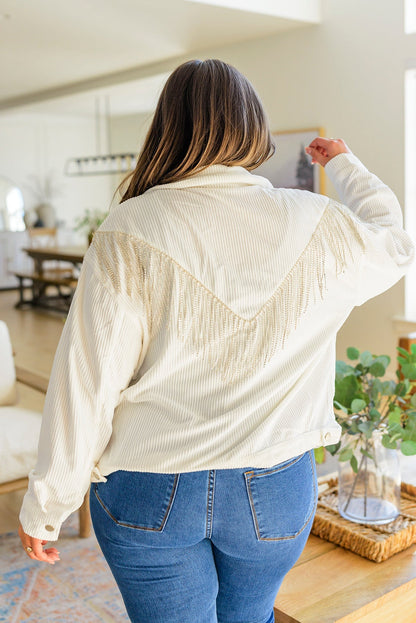 Loretta Rhinestone Fringe Jacket - Driftwood Boutique