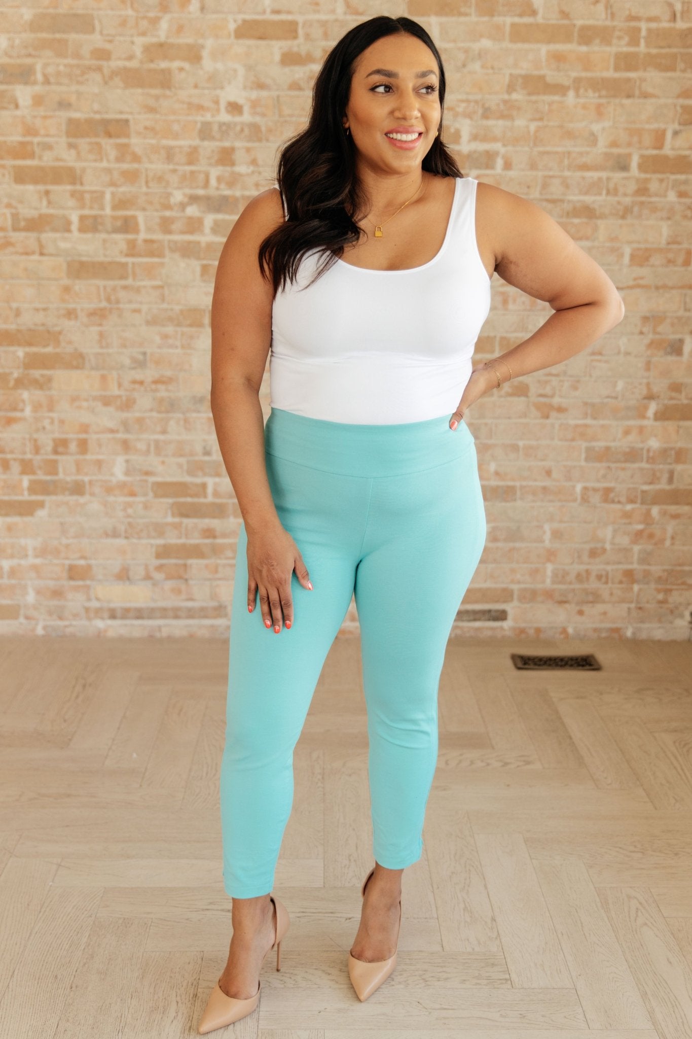 Magic Ankle Crop Skinny Pants in Twelve Colors - Driftwood Boutique