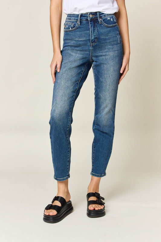 Shannon High Rise Control Top Slim Fit Jeans - Driftwood Boutique