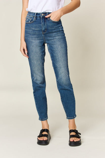 Shannon High Rise Control Top Slim Fit Jeans - Driftwood Boutique